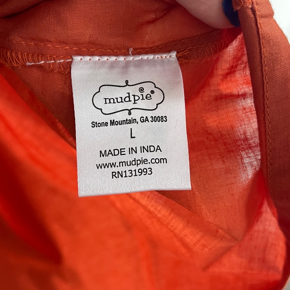 Mudpie Orange Ruffle Blouse - Picture 7 of 7